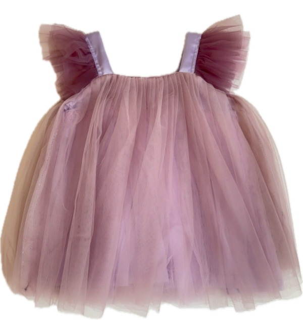 A-line-tunic-(2-3 years)-mesh-lavender-ruffle-sleeves-girls-dress