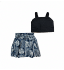 Skirt-top-dress-cotton-hakoba-silk-black-blue -girls-dress