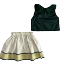 Skirt-top--dress-cotton-silk-green-cream-girls-pattupavada