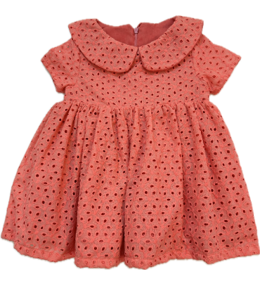 Frock-ruffled-cotton-hakoba-peach-peter-pan-collar-girls-dress