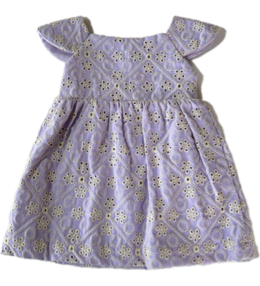 Frock-ruffled-cotton-hakoba-lavender-cap-sleeves-girls-dress