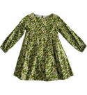 Frock-(1-2years)-umbrella-cotton-green-flowers-print-girls-full-sleeves-dress