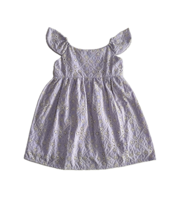 Frock-endar-ruffled-cotton-hakoba-lavender-ruffle-sleeves-girls-dress