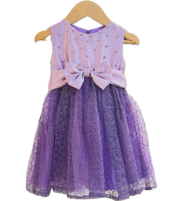 Frock-ruffled-satin-embroidery-mesh-lavender-purple-pearl-girls-dress