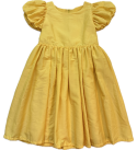 Frock-ruffled-soft-linen-cotton-yellow-girls-dress