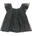 A-line-frock-(6months-1years)-ruffled-sequenced mesh-black-girls-party-dress