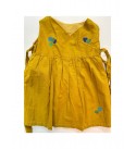 Frock-ruffled-cotton-yellow-girls-wrap-dress