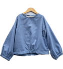 Top-cotton-denim-blue-girls-dress