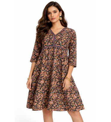 Women’s-Frock-Kurti-...
