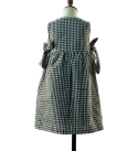 Frock-blumpy-ruffled-cotton-black-white-sleeveless-wrap-girls-dress