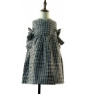 Frock-blumpy-ruffled-cotton-black-white-sleeveless-wrap-girls-dress