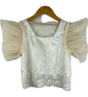 Skirt-top-rainbow-mesh-satin-white-mixed color-girls-dresses-sets